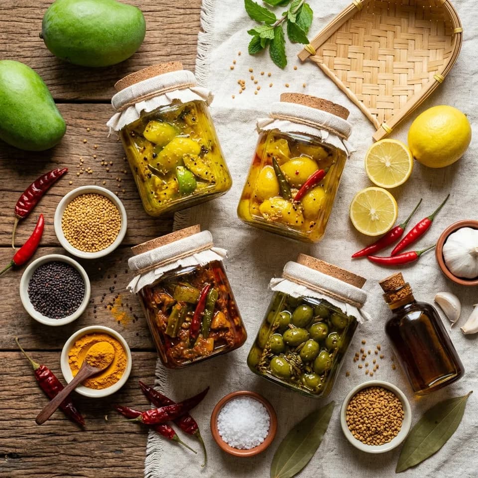 আচারকুঠি সুস্বাদু আচারের থালা